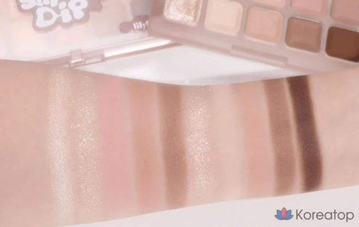 Палетка теней для век Lilybyred Mood Keyboard Eye Palette, оттенок Chocolate Chip S'mores, 1 шт., фото 5