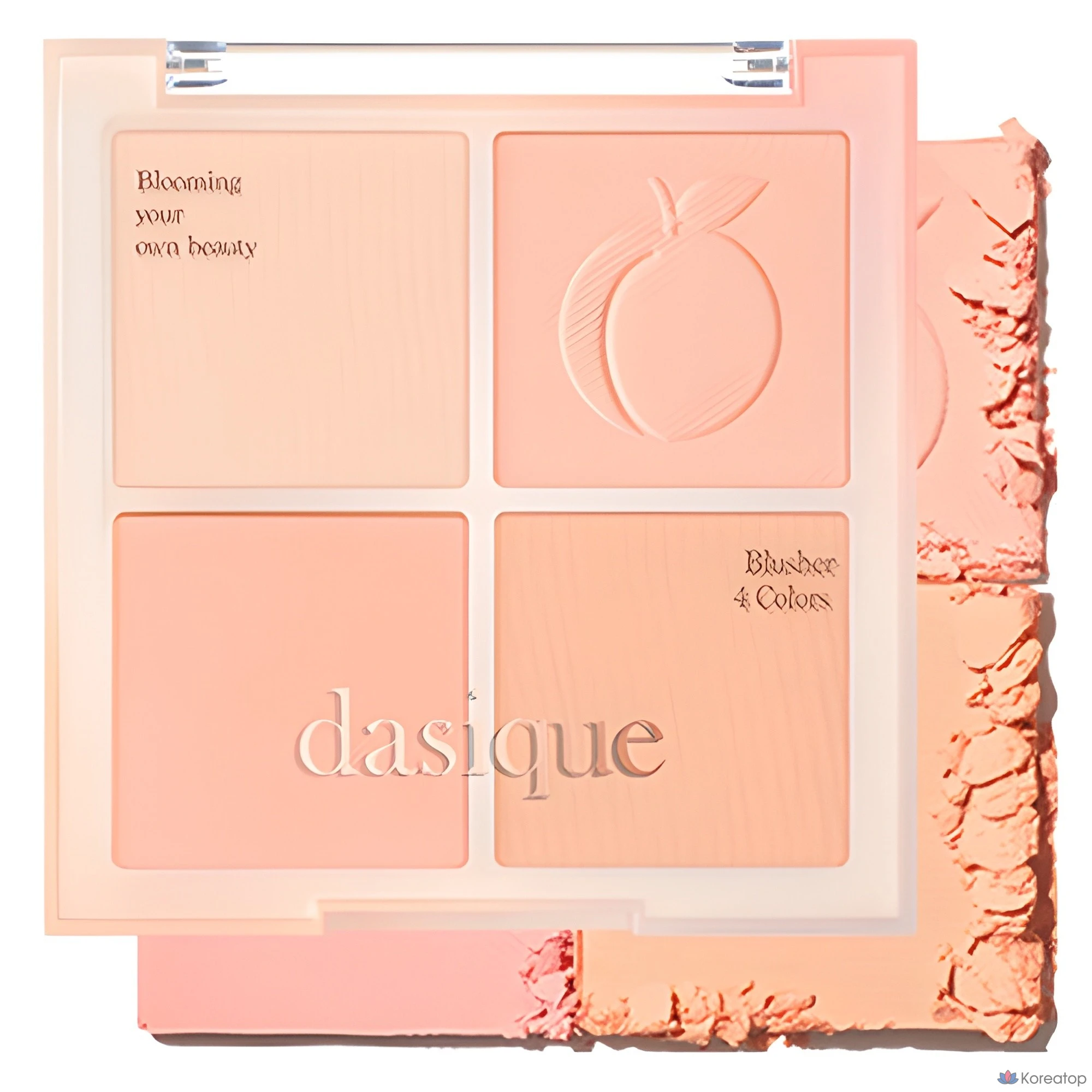 Румяна Dasique Blending Mood Cheek, 11,2 г, оттенок 03 Peach Blending, 1 шт.
