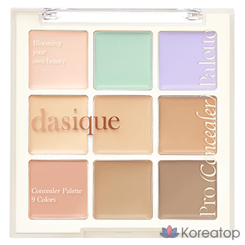 Палетка консилеров Dasique Pro, 9 г, 1 слой, 1 шт.