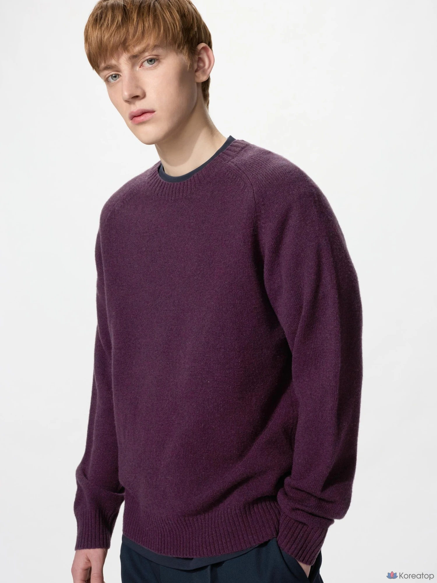 Свитер Uniqlo Lambswool Crew Neck Sweater