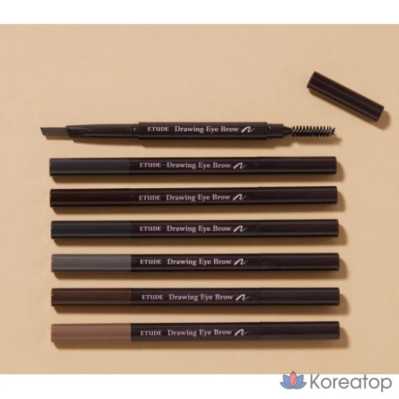 Краска для бровей Etude House Drawing Eyebrow, 0,25 г, пепельно-коричневый цвет, 1 шт.
