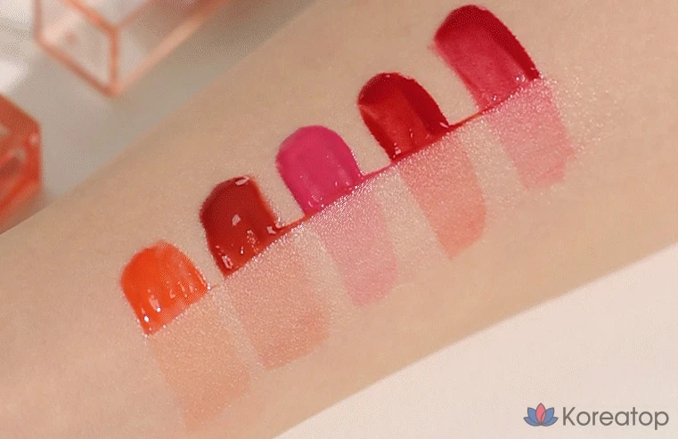 Тинт для губ MERZY the Watery Dew, WD5 Cherry Shot, 4 г, 1 шт., фото 6