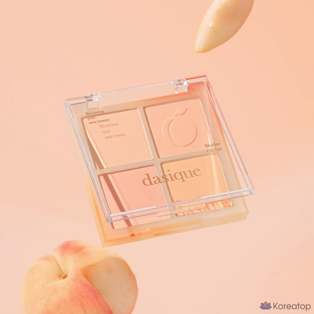 Румяна Dasique Blending Mood Cheek, 11,2 г, оттенок 03 Peach Blending, 1 шт., фото 2