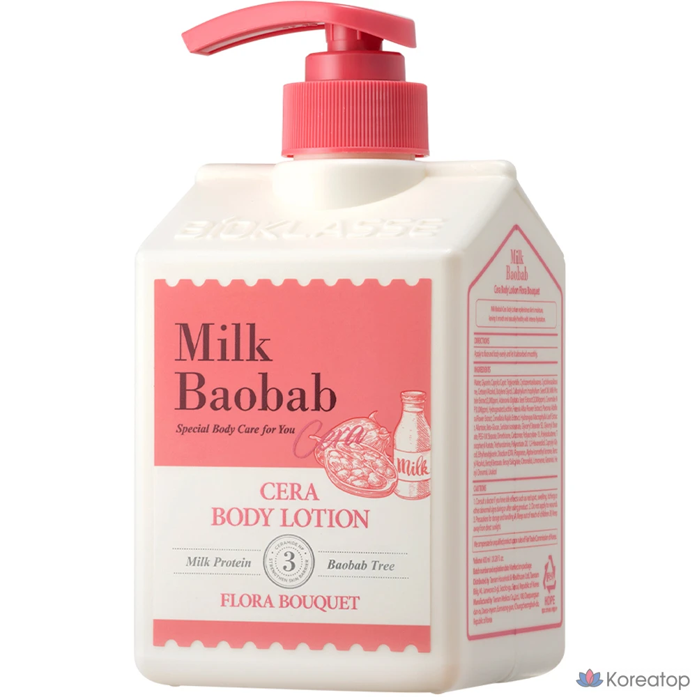 Лосьон для тела Milk Baobab с ароматом «Цветочный букет», 600 мл, 1 шт.