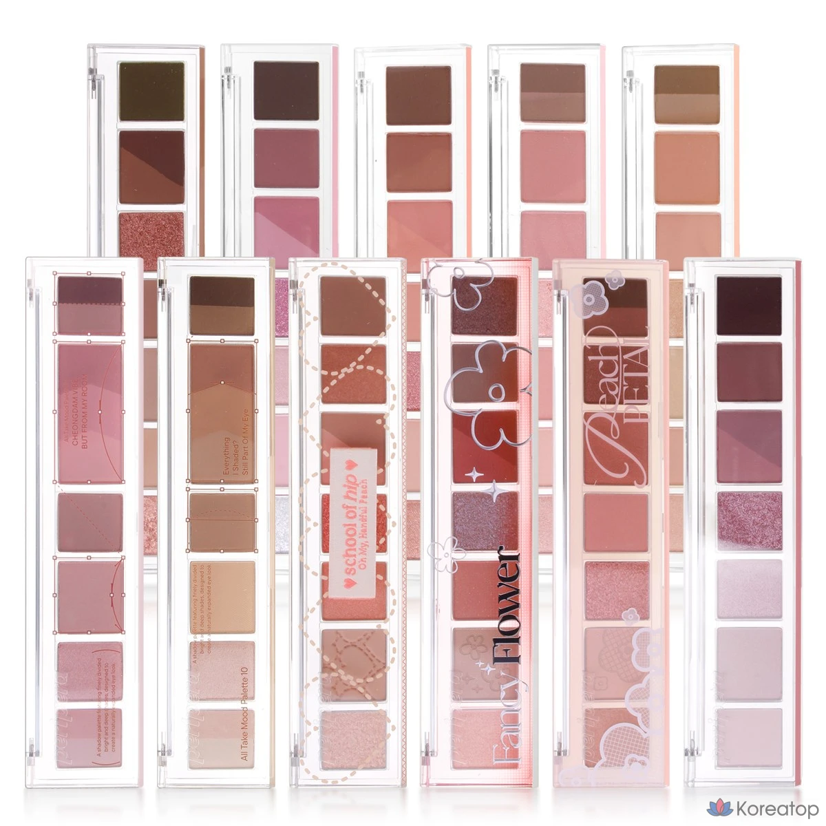 Палетка теней Peripera Alltake Mood Palette, 16 оттенков, 1 шт.