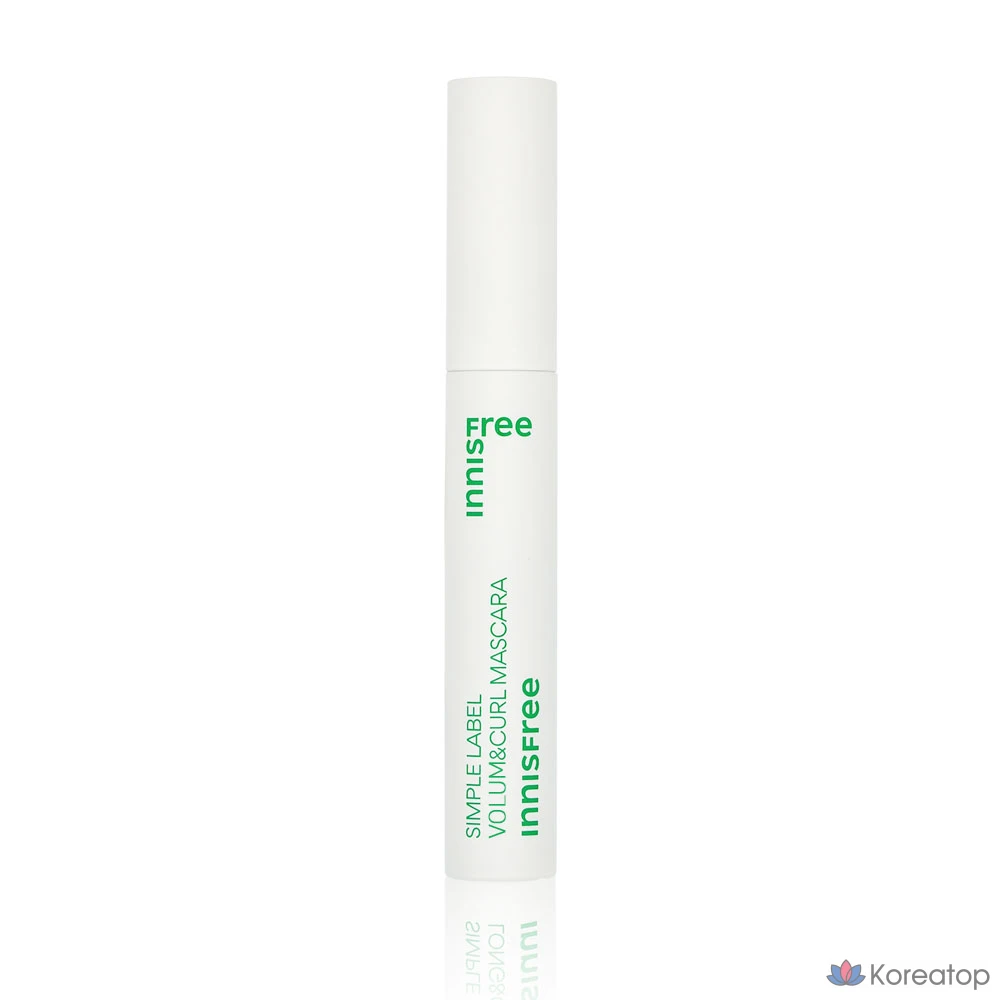 Тушь для ресниц Innisfree Simple Label Volume & Curl, 1 шт.