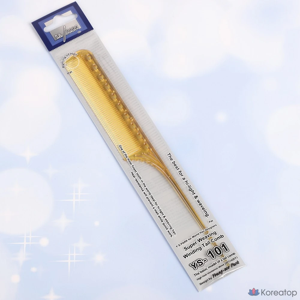 Расческа-хвостик для укладки Y.S. Park 101 Professional, розовый, 1 шт., фото 8