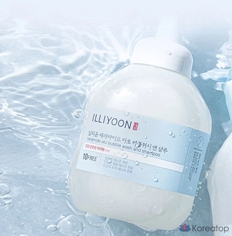 Гель для душа и пена для душа Illiyoon Ceramide Ato, без запаха, 900 мл, 1 шт., фото 6