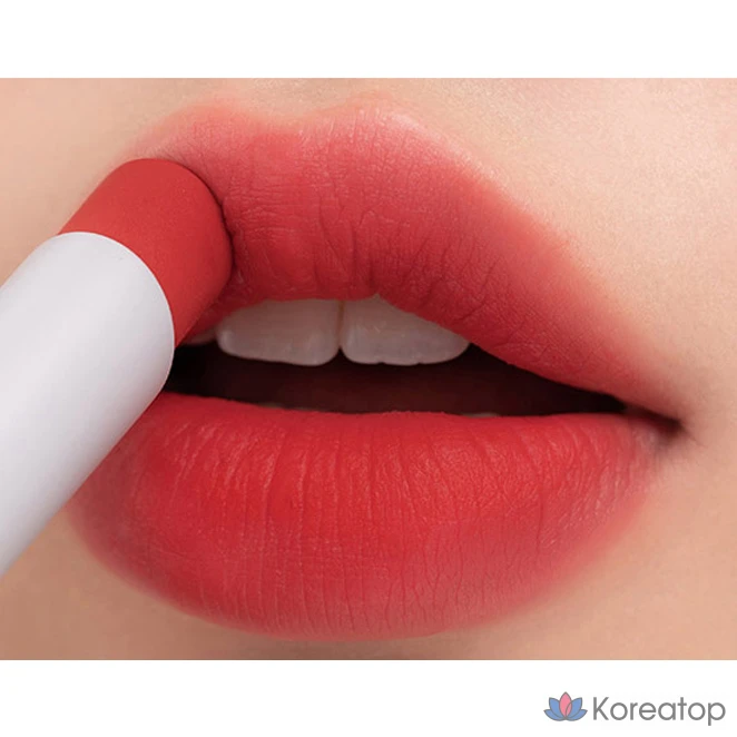 Матовая помада ROM&ND Zero, 1 шт., цвет 17 Red Heat, фото 4