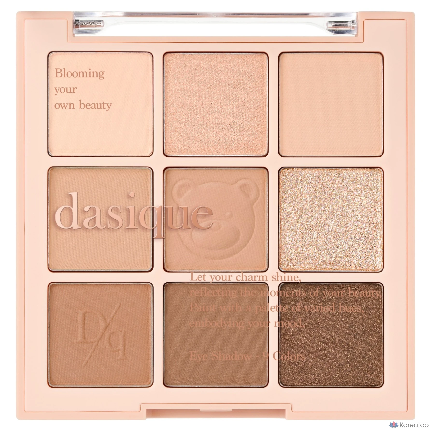 Палетка теней для век Dasique, 28 оттенков, цвет "коричневый медведь", 1 шт.