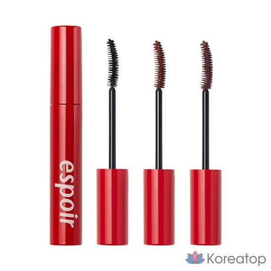 Водостойкая тушь для ресниц Espoir No-Merging Mascara Waterproof XP, темно-коричневый, 1 шт.