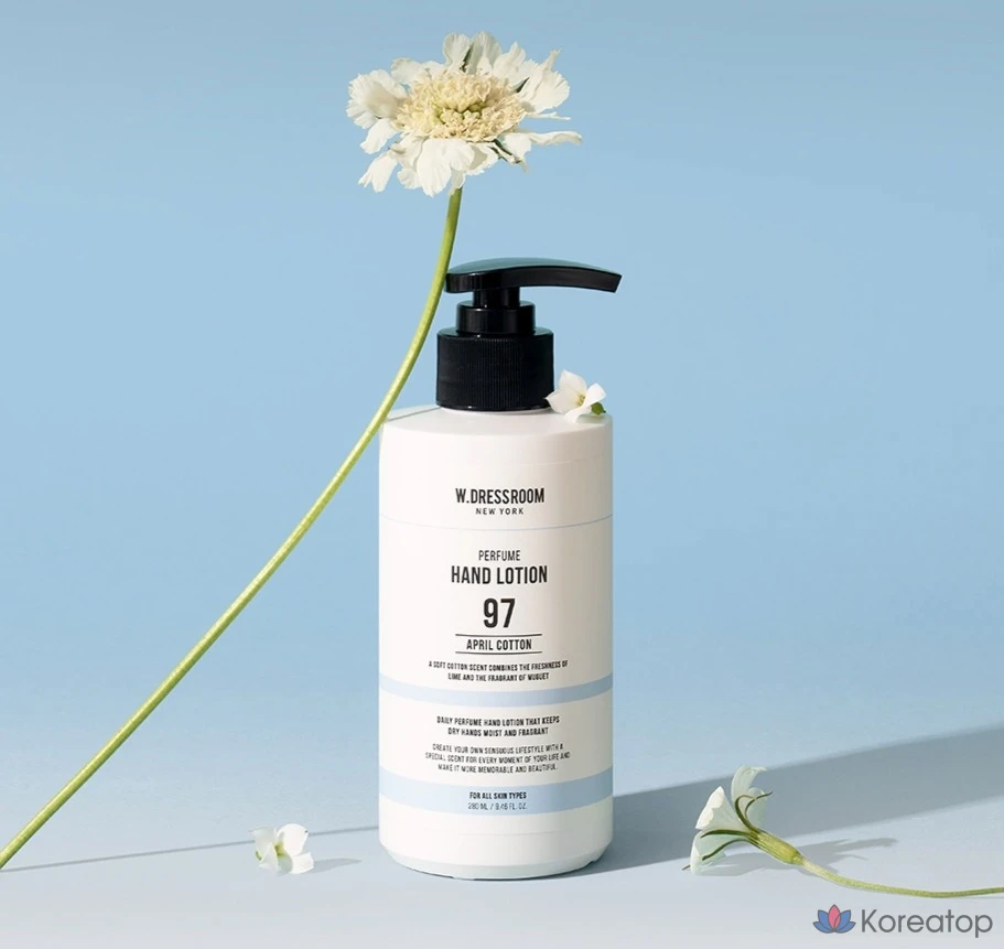 Парфюмерный лосьон для рук W.Dressroom, April Cotton, 280 мл, 1 шт.