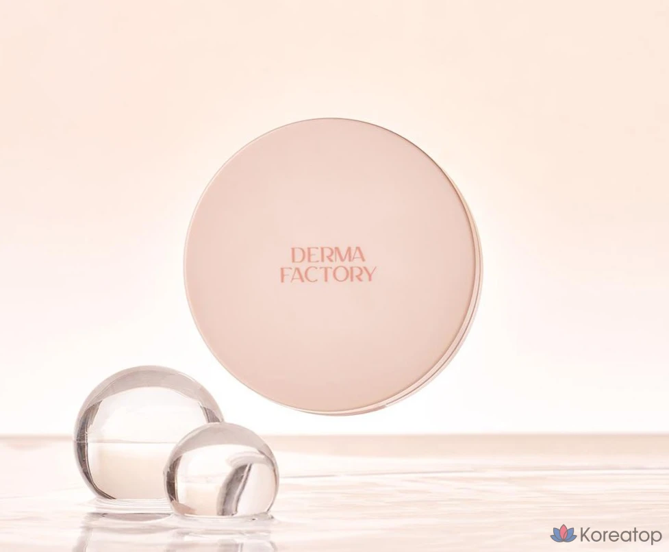 Тональный крем-кушон Derma Factory Vegan Collagen Cushion Foundation, 15 г, № 19, 1 шт., фото 2