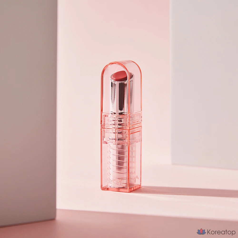 Бальзам для губ AMUSE Dew, 06 Water Rose, 3,2 г, 1 шт., фото 3