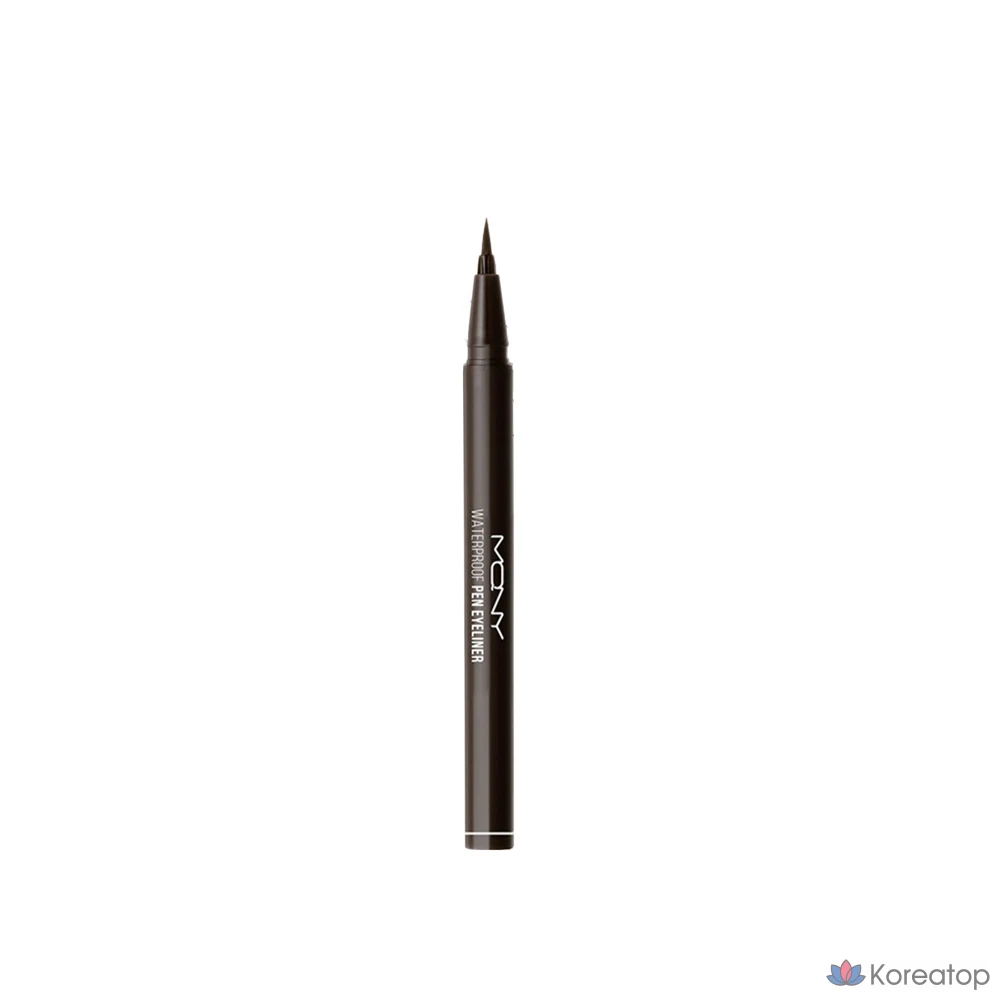 Водостойкая подводка для глаз Mqny New York, 0,6 г, коричнево-черная, 1 шт.