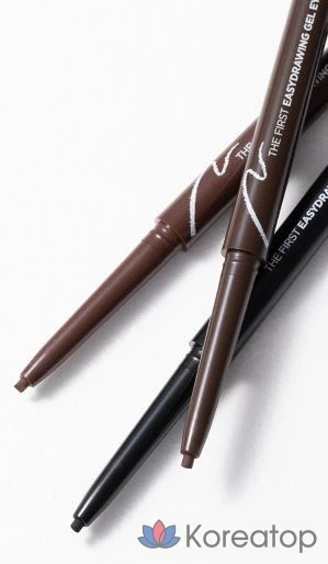 Гелевая подводка для глаз MERZY the First Easy Drawing Gel Eyeliner 0.14g, EG1 Conte, 1 шт., фото 7