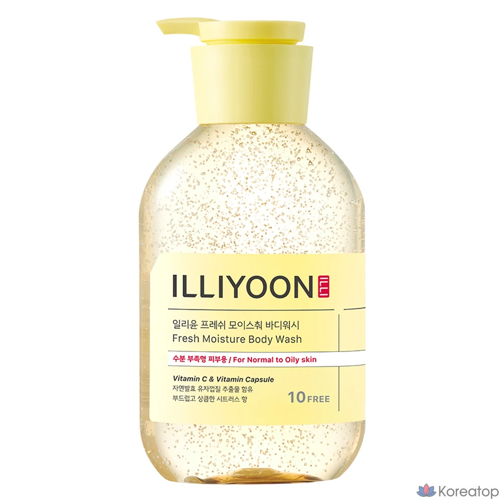 Гель для душа Illiyoon Fresh Moisture, цитрусовый аромат, 500 мл, 1 шт.