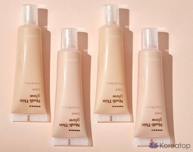 База под макияж HANSKIN Nude Scene Glow Base 30 мл, 1 шт., оттенок Cool Blossom 17-21, фото 5