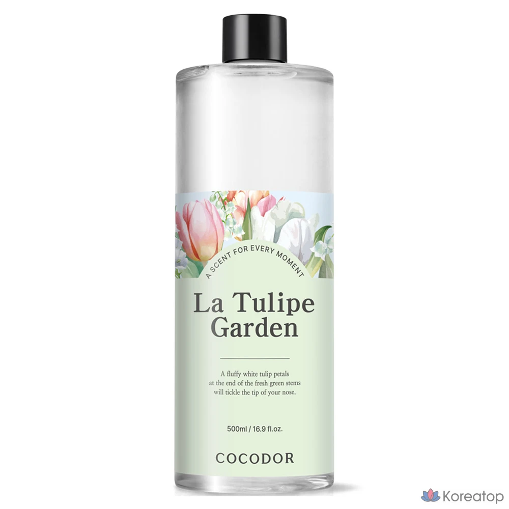 Диффузор-рефилл Cocodor Large Capacity Diffuser Refill, аромат La Tulip Garden, 500 мл, 1 шт.