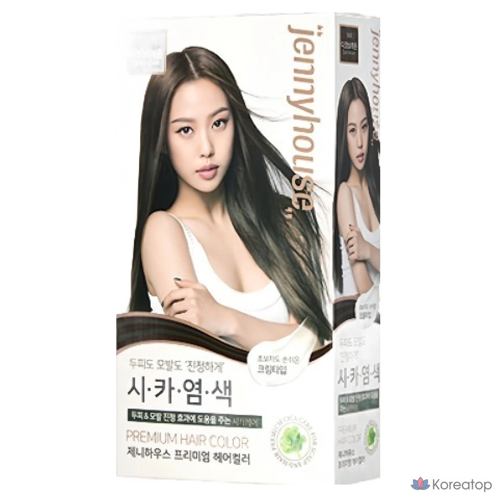 Краска для волос JennyHouse Cosmetics, темно-коричневый 5NB, 1 шт., фото 2