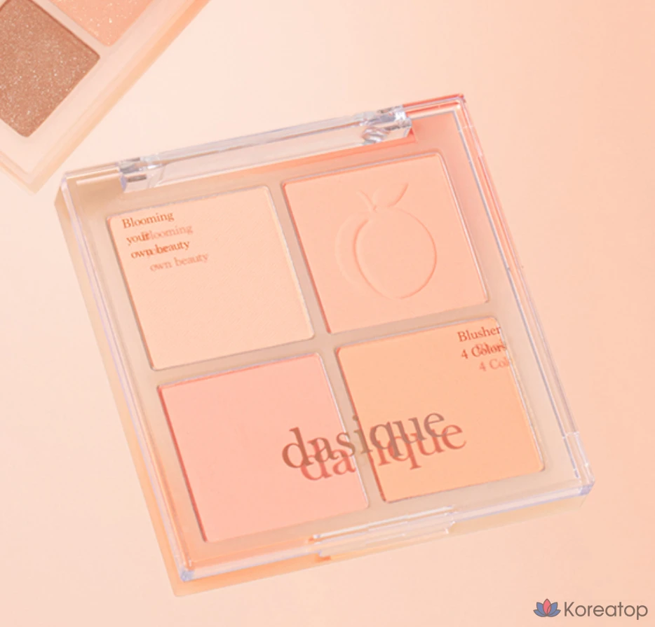 Румяна Dasique Blending Mood Cheek, 11,2 г, оттенок 03 Peach Blending, 1 шт., фото 3