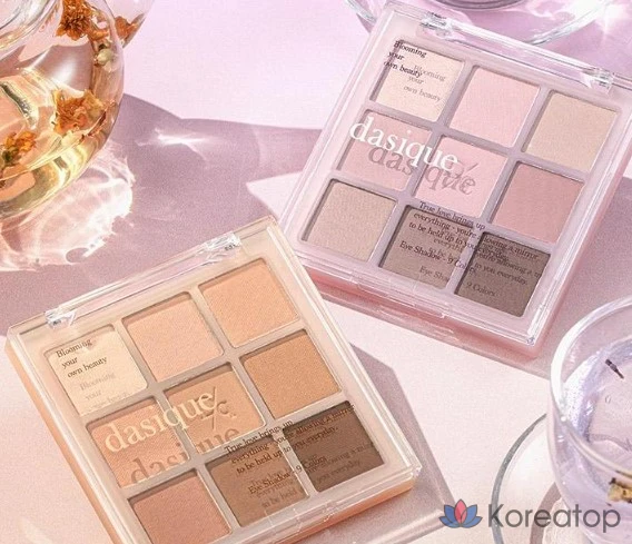 Палетка теней Dasique, 13 оттенков для холодного смешивания, 1 шт., фото 9