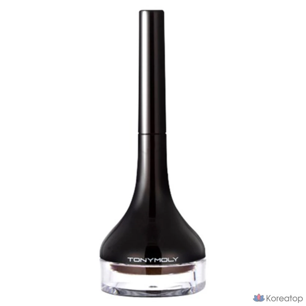 Гелевая подводка для глаз Tony Moly Back с длинной кистью, жемчужно-коричневый цвет, 1 шт.