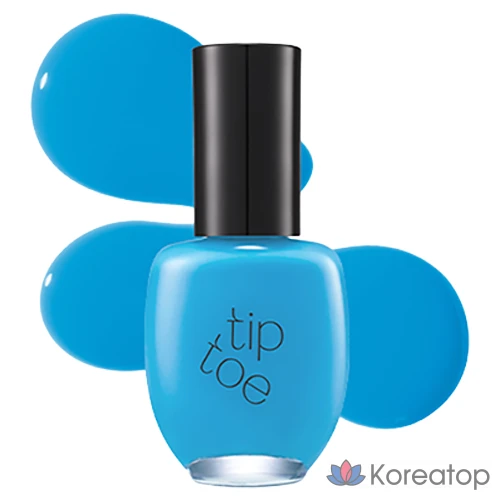 Лак для ногтей Tip Toe Andante, оттенок 214 «Синие джинсы», 10 мл, 1 шт.