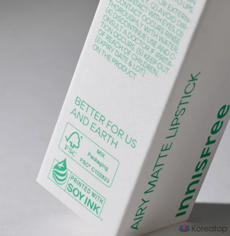 Матовая помада Innisfree Airy Matte Lipstick, 3,5 г, 1 шт., № 3 Coralland, фото 8