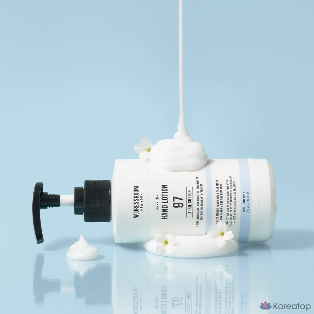 Парфюмерный лосьон для рук W.Dressroom, April Cotton, 280 мл, 1 шт.