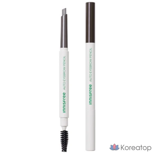 Карандаш для бровей Innisfree Flat Eyebrow Pencil 0.3g (№ 1-7), медово-коричневый, 1 шт.