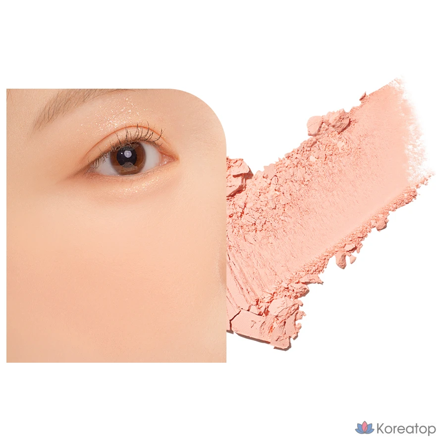 Румяна Dasique Blending Mood Cheek, 11,2 г, оттенок 03 Peach Blending, 1 шт., фото 4