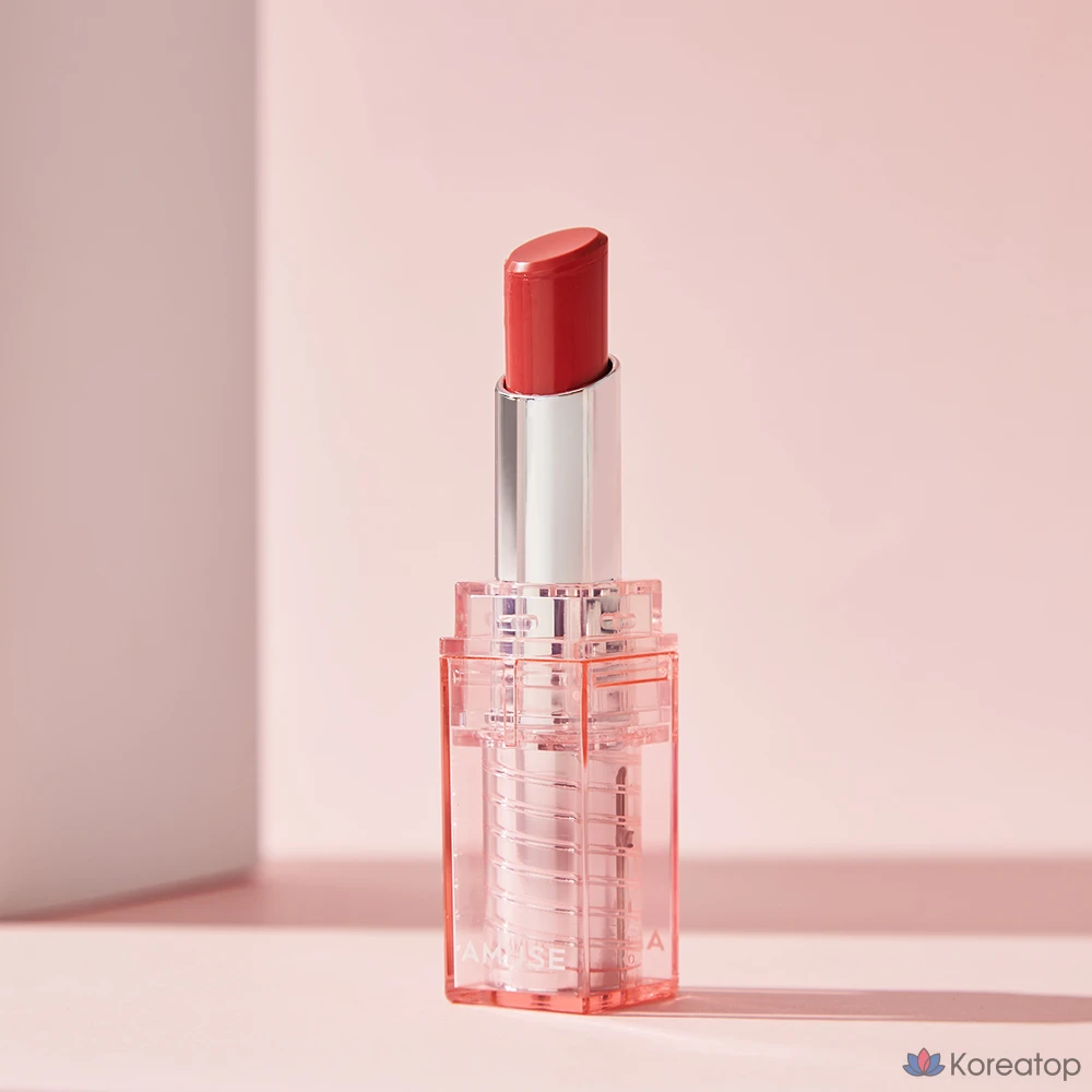 Бальзам для губ AMUSE Dew, 06 Water Rose, 3,2 г, 1 шт., фото 4