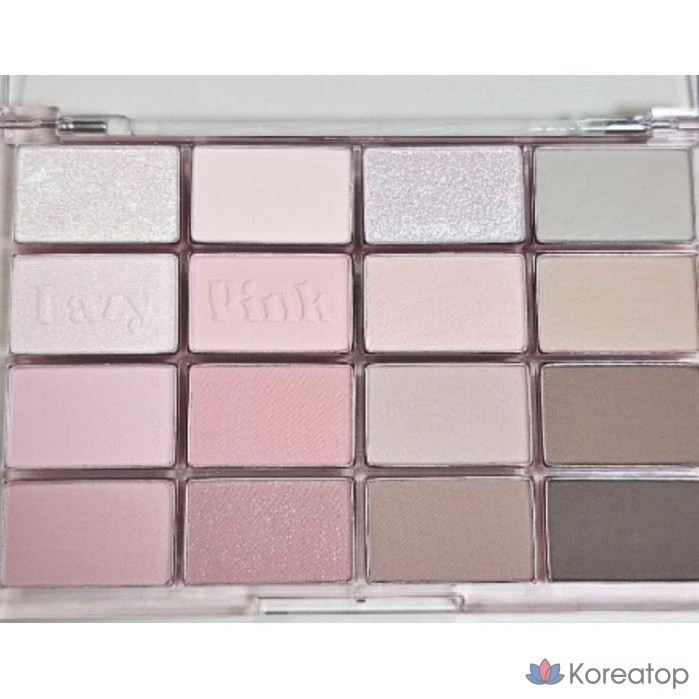 Палетка теней для век WAKEMAKE Soft Blurring Eye Palette № 10, 5 оттенков Mute Coral Blurring, 1 шт.