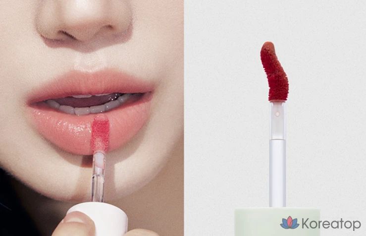 Помада Too Cool For School Dew Blurry Lip Tint, № 2, оттенок Hug Peach, 1 шт., фото 7