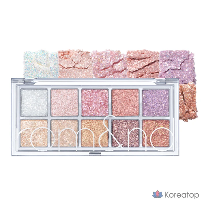 Палетка теней для век ROM&ND Better Than Palette, оттенок 00 Light & Glitter Garden, 1 шт.