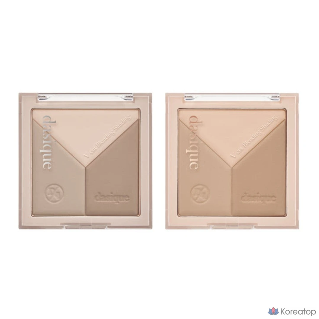 Тени для век Dasique V-Cut Shading, 13 г, для холодного смешивания, 1 шт.