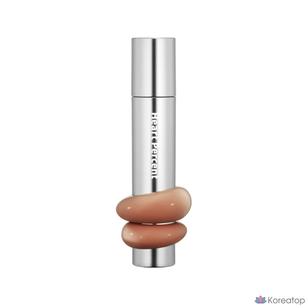 Тинт для губ Heart Percent Dot On Mood One Way Glow, 4 г, 14 TEDDY Mocha, 1 шт.