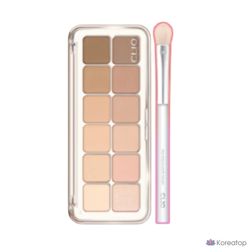 Палетка теней Clio Pro Eye Palette Air, № 08 Latte is Senior (Company Life Report), 1 шт.
