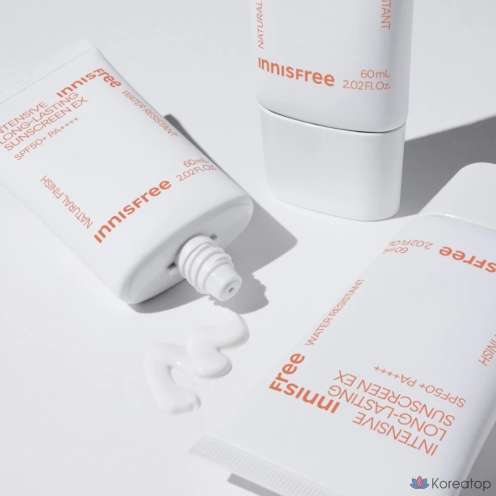 Солнцезащитный крем Innisfree Intensive Long-Lasting Sunscreen EX SPF50+ PA++++, 60 мл, 1 шт., фото 9