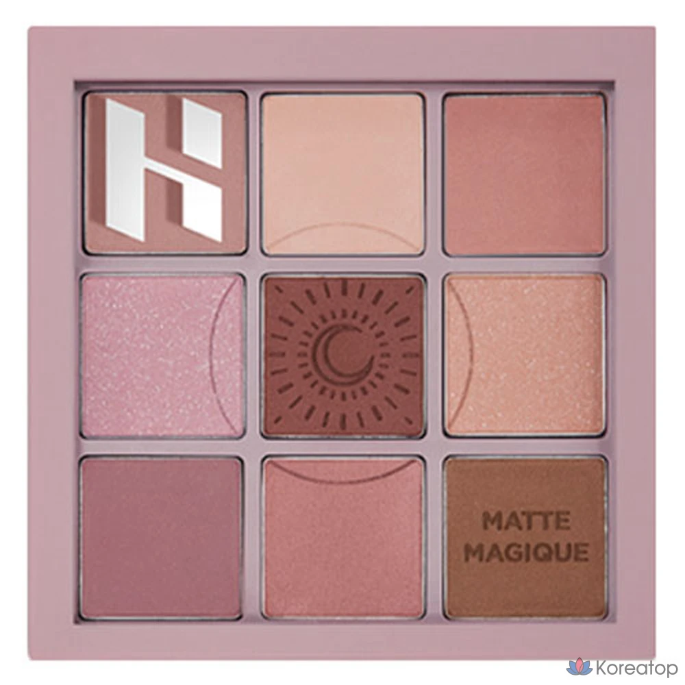 Палетка теней для век Holika Holika Matte Magic Collection My Favorite Mood Eye Palette, 8 г, Mooney, 1 шт.