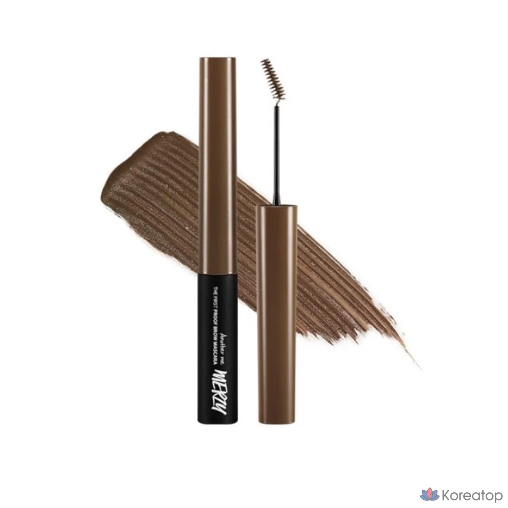 Тушь для бровей MERZY the First Proof 3,5 г, BM2 (капучино), 1 шт.