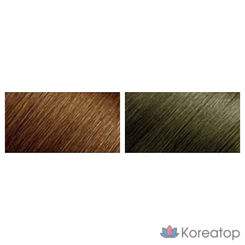 Краска для волос Mise en Scene Hello Bubble, 7K пепельно-хаки коричневый, 1 шт., фото 7