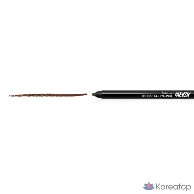 Гелевая подводка для глаз MERZY the First, 0,5 г, оттенок G2 Dutch Brown, 1 шт., фото 3