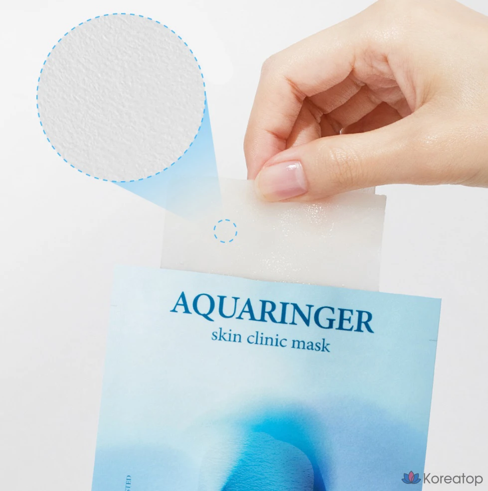 Маска для лица Leaders Aquaringer Skin Clinic, 25 мл, упаковка из 10 штук, упаковка из 4 штук., фото 5