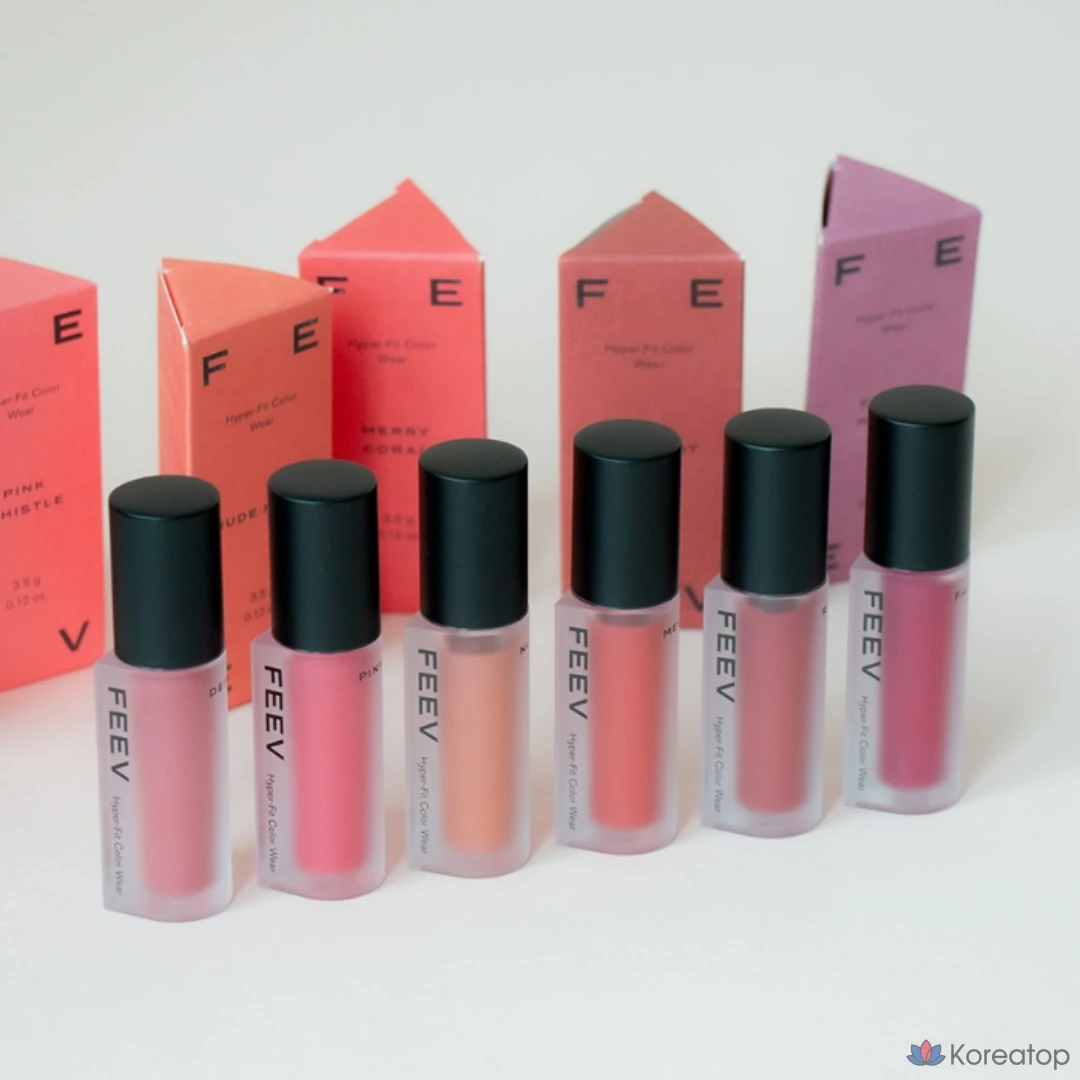 FEEV Hyper-Fit Color Wear Color Wear Vegan Tint Moist Tint, 02. Merry Coral, 1 шт.