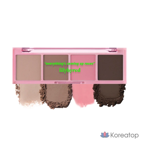 Палитра теней для век Lilybyred Mood It Eye Palette, оттенок 04 Rose It, 1 шт.