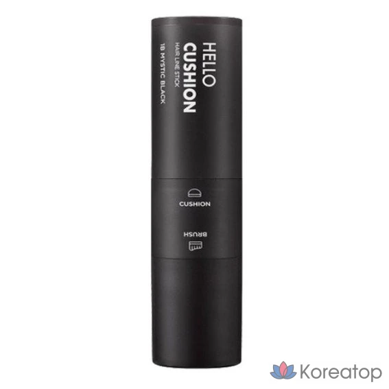 Mise en Scene Hello Cushion Hairline Stick, 1 шт., 1B MYSTIC BLACK