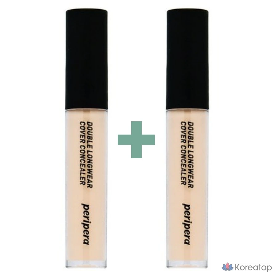 Консилер Peripera Double Longwear Cover, 5,5 г, 1+1 пара, 1 шт.