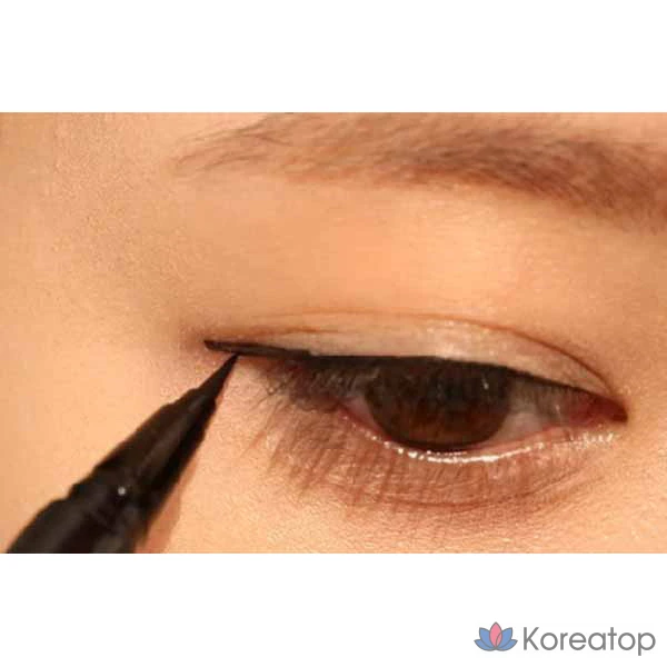 Водостойкая подводка для глаз Mqny New York, 0,6 г, коричнево-черная, 1 шт.